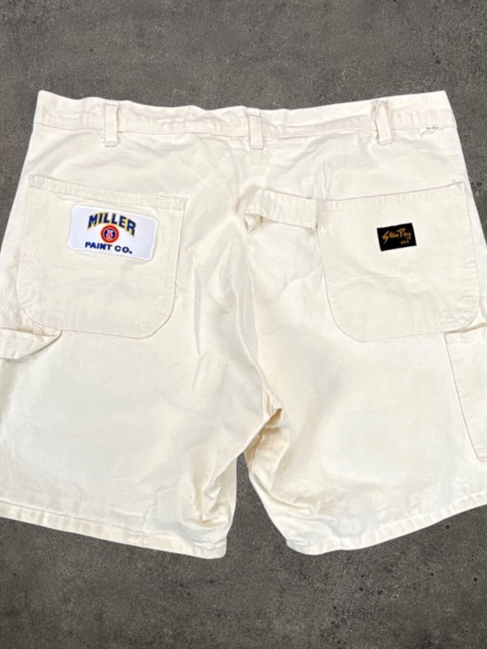 Stan Ray Painter Shorts Men's 38 Natural Cotton Canvas Made USA 17550MS